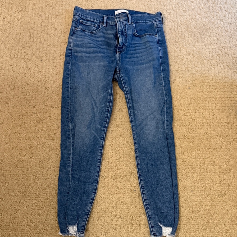 LOFT HIGH WAIST SKINNY JEANS